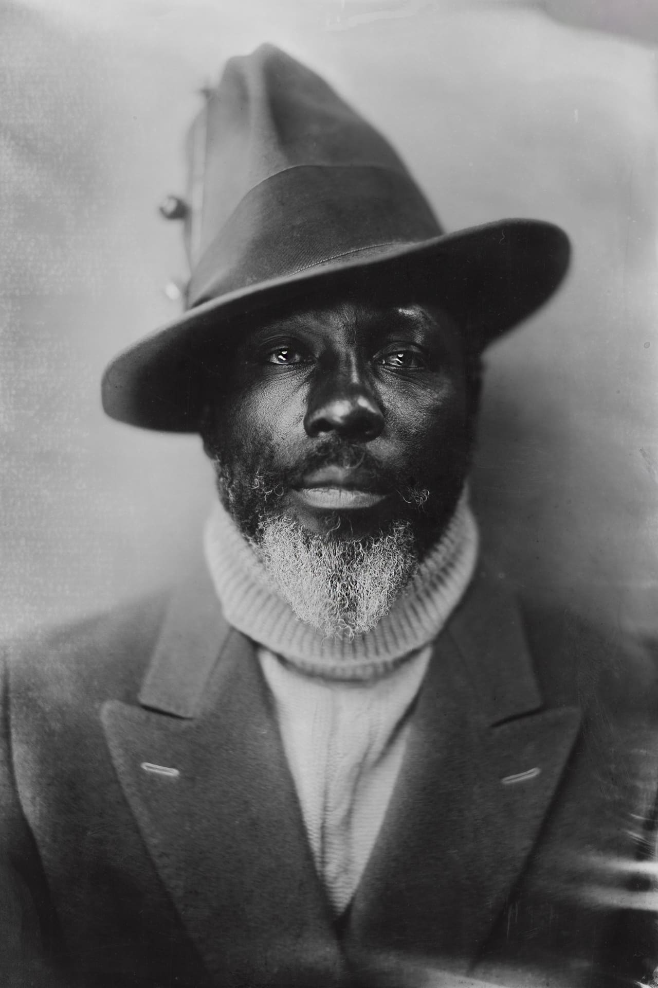 portrait collodion en noir et blanc réalisé par Romain Bebon photographe